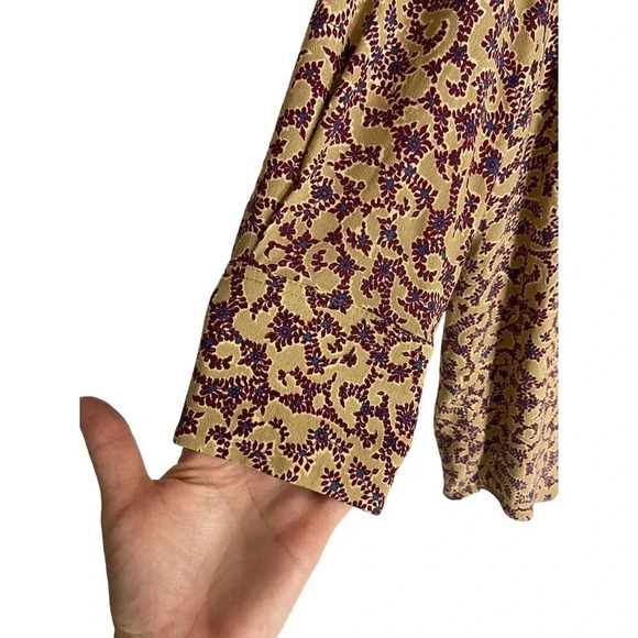 ba&sh Catty Quarter Sleeve Drapey Blouse-sz XS - Picture 11 of 13